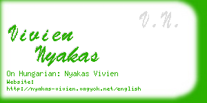 vivien nyakas business card